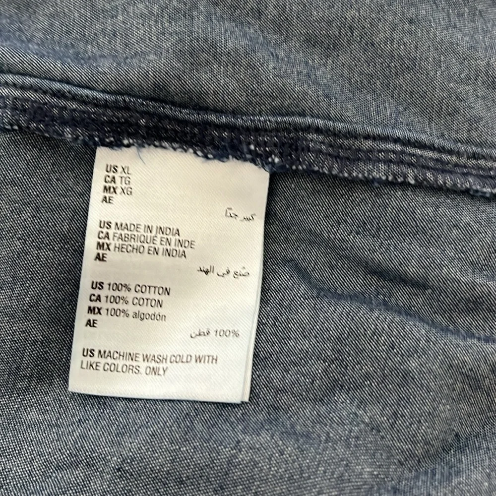 KAREN SCOTT Navy Blue Jeans Women Dress Size XL